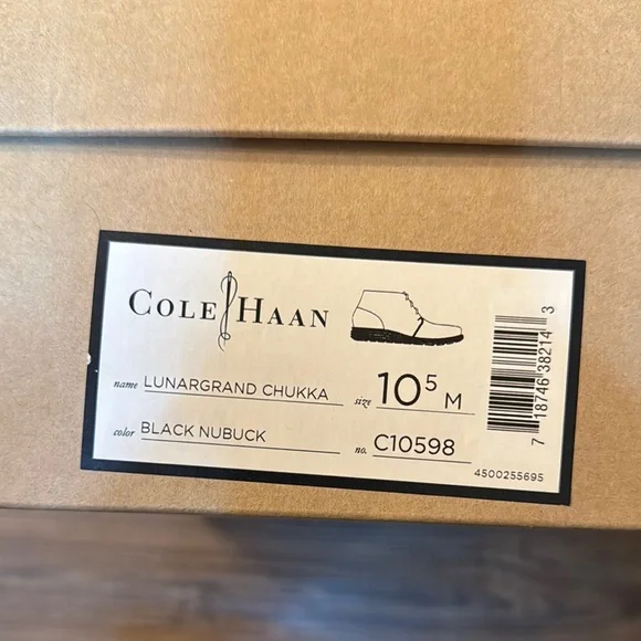 Cole Haan Black Lunargrand Chukka - Picture 5 of 5